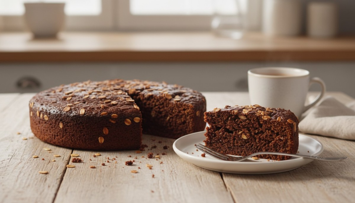 découvrez une recette facile et rapide de gâteau au chocolat avec seulement 3 ingrédients, incluant des flocons d’avoine pour une touche saine et gourmande.