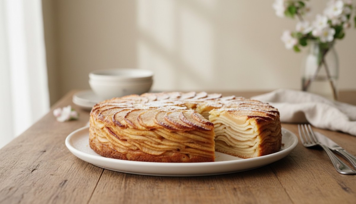 découvrez la recette facile et délicieuse du gâteau invisible aux pommes de cyril lignac, un dessert léger et fondant qui ravira toute la famille.