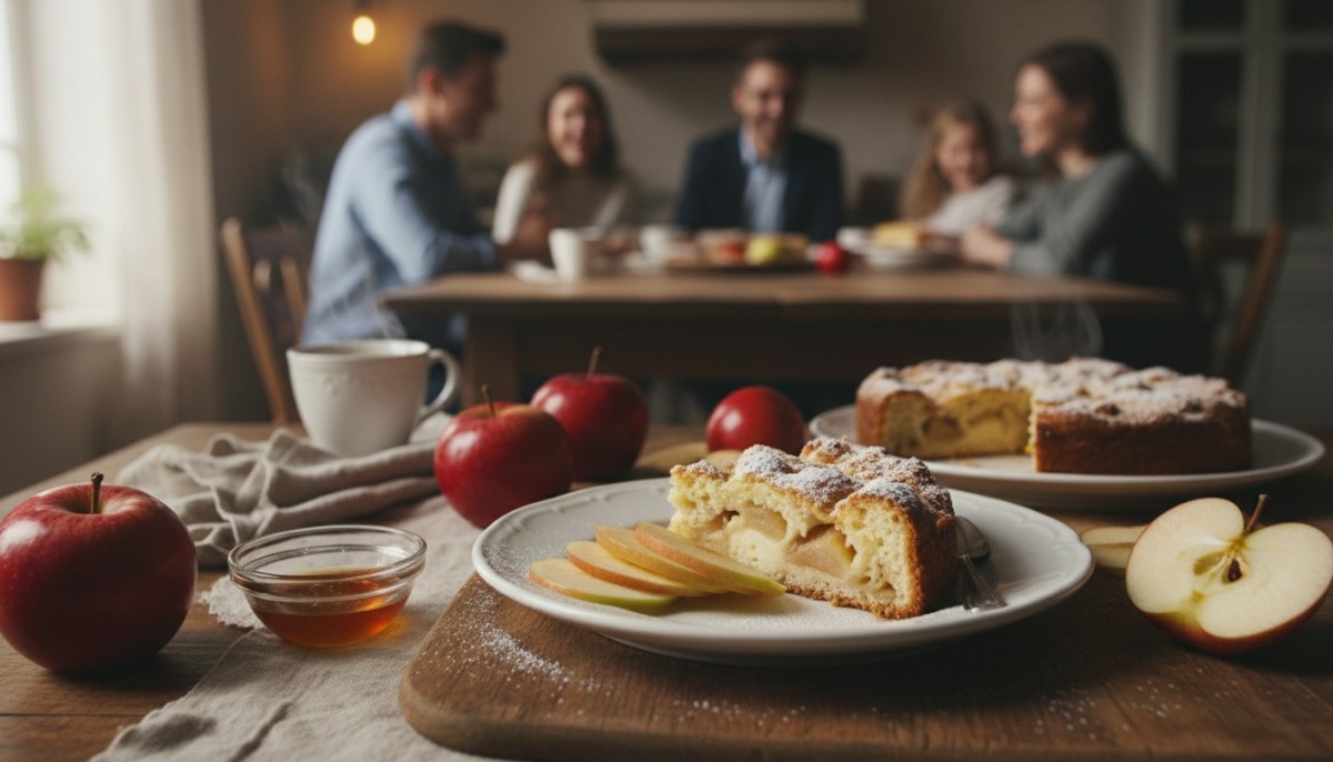 découvrez notre recette facile et délicieuse de gâteau léger aux pommes et ricotta, parfait pour un goûter en famille gourmand et convivial.