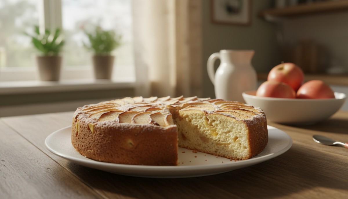 découvrez notre recette facile et délicieuse de gâteau léger aux pommes et ricotta, parfait pour un goûter en famille gourmand et sain.
