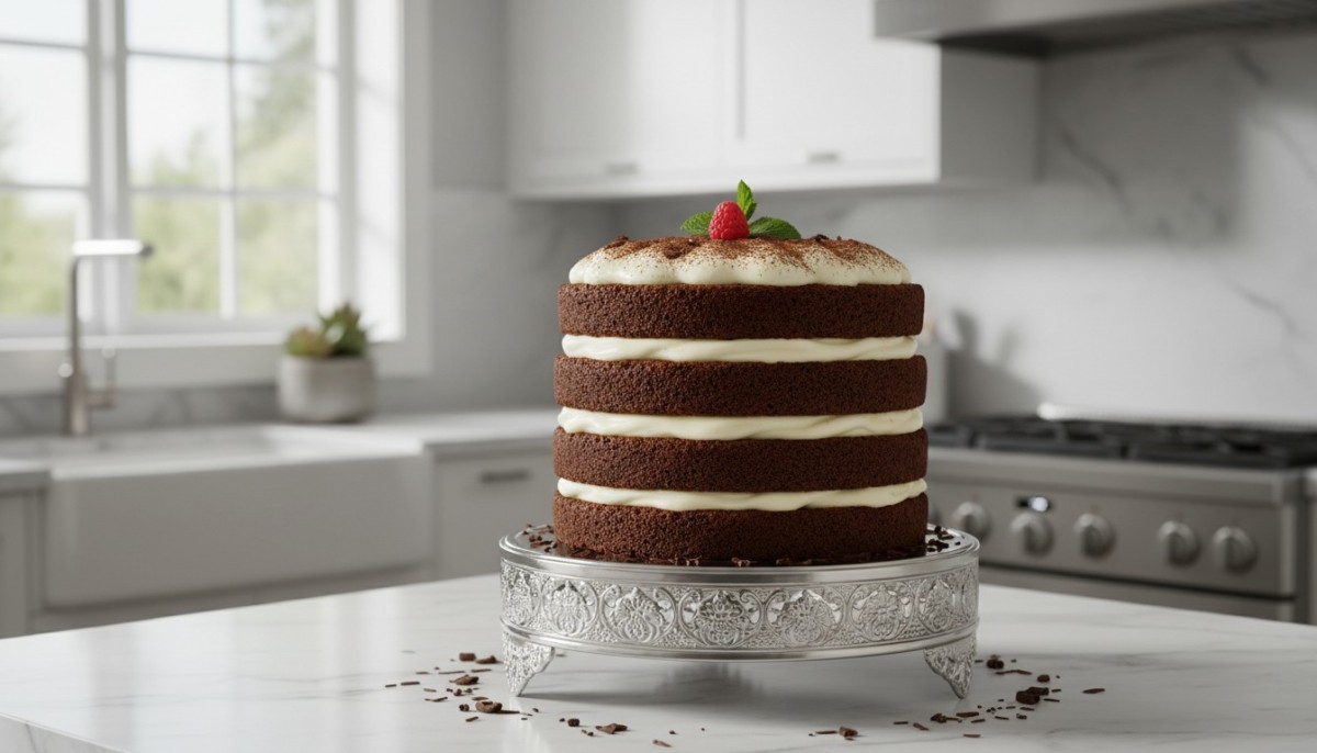 découvrez la recette inratable de la génoise au chocolat très haute et moelleuse, parfaite pour toutes vos pâtisseries gourmandes.