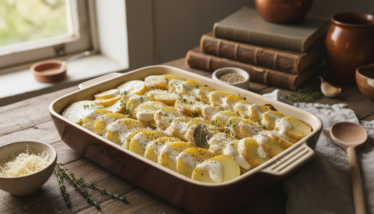 découvrez une recette facile de gratin dauphinois au thermomix, pour un plat savoureux et crémeux qui ravira toute la famille.