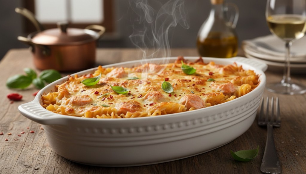 découvrez notre recette délicieuse et originale de gratin de pâtes au saumon et mozzarella, parfaite pour régaler vos papilles et surprendre vos invités.