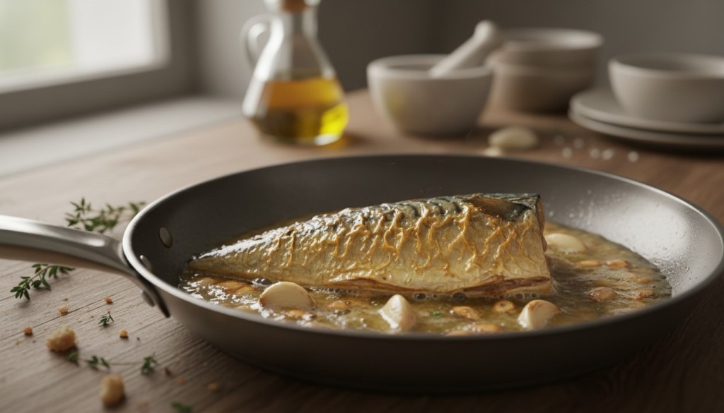 découvrez une recette simple et savoureuse de maquereaux à la poêle, parfaite pour un repas sain et rapide.