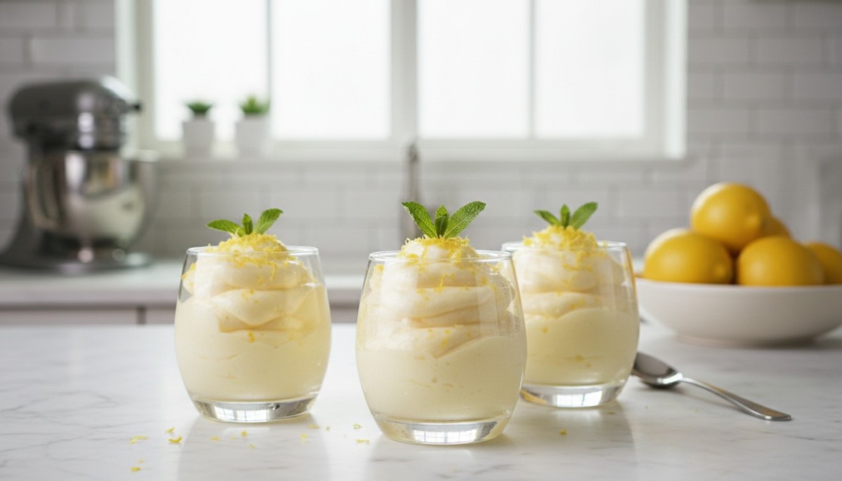 découvrez une recette facile et légère de mousse au citron sans œufs, sans gélatine ni épaississants, idéale pour un dessert sain et gourmand.