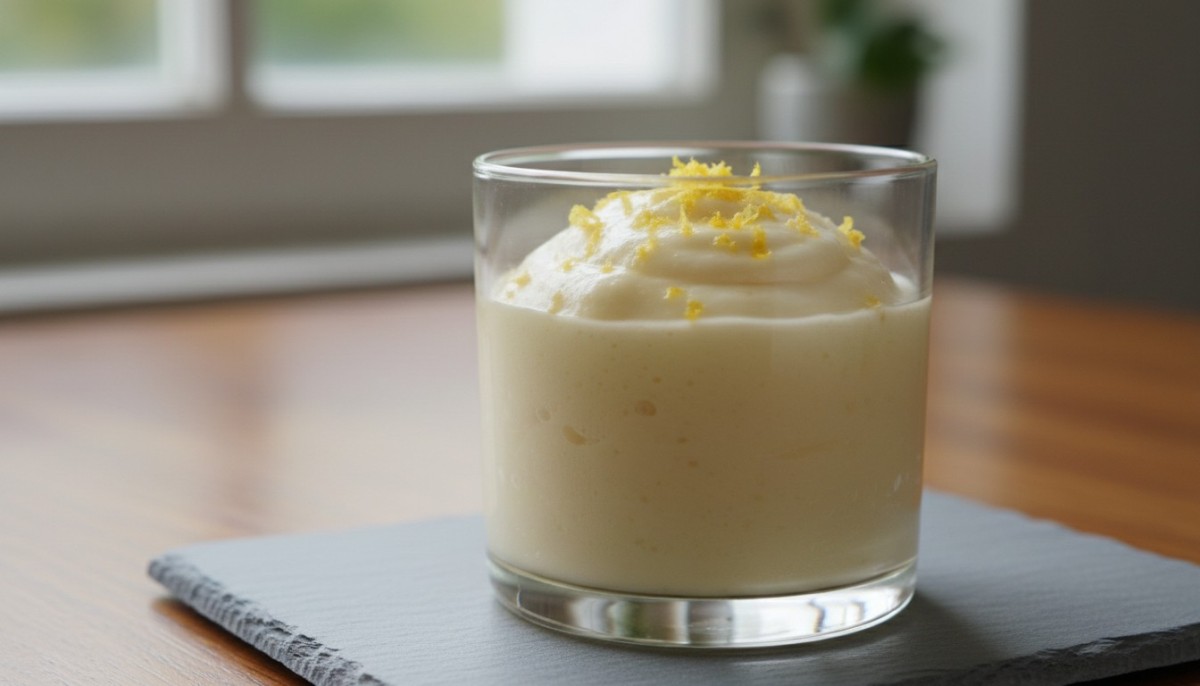 découvrez notre recette de mousse au citron légère, sans œufs, sans gélatine et sans épaississants, pour un dessert frais et savoureux à déguster en toute simplicité.