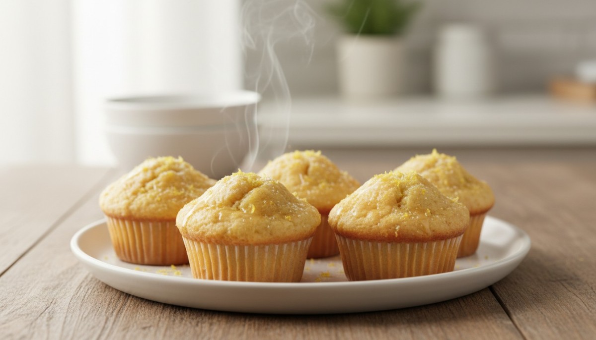 découvrez notre recette de muffins au citron moelleux et très parfumés, réalisés facilement avec une air fryer pour un résultat rapide et savoureux.