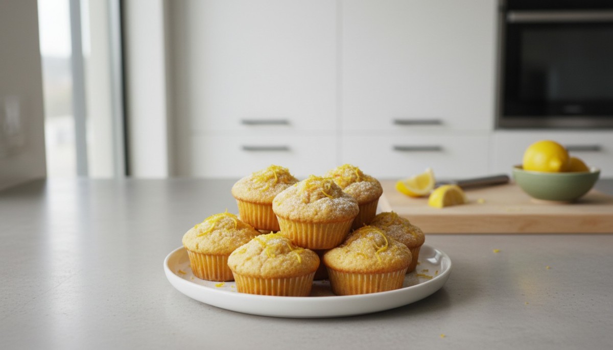 découvrez notre recette de muffins au citron moelleux et très parfumés, cuits rapidement et facilement dans une air fryer pour une texture parfaite.