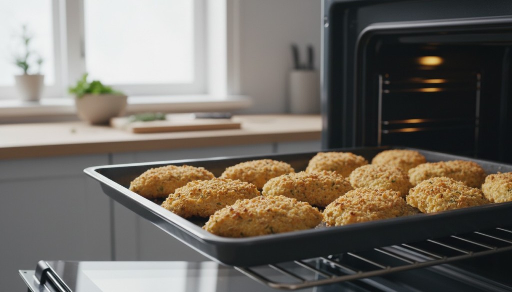 découvrez notre recette simple et savoureuse de nuggets de poulet et pommes de terre au four, croustillants à souhait et parfaits pour un repas gourmand.