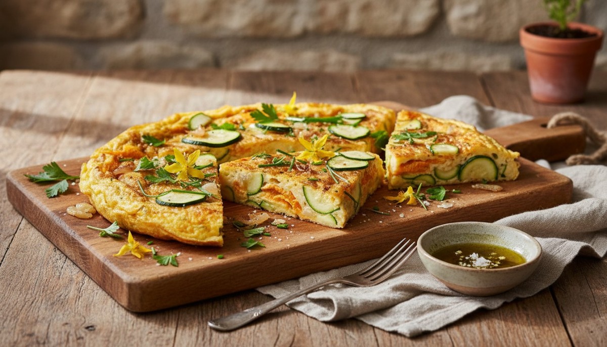 découvrez une recette d’été rapide et facile : l’omelette aux fleurs de courgettes, un plat savoureux et léger parfait pour vos repas ensoleillés.