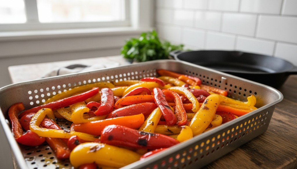découvrez une recette facile et parfaite de poivrons grillés à la friteuse à air pour un plat savoureux et rapide à préparer.