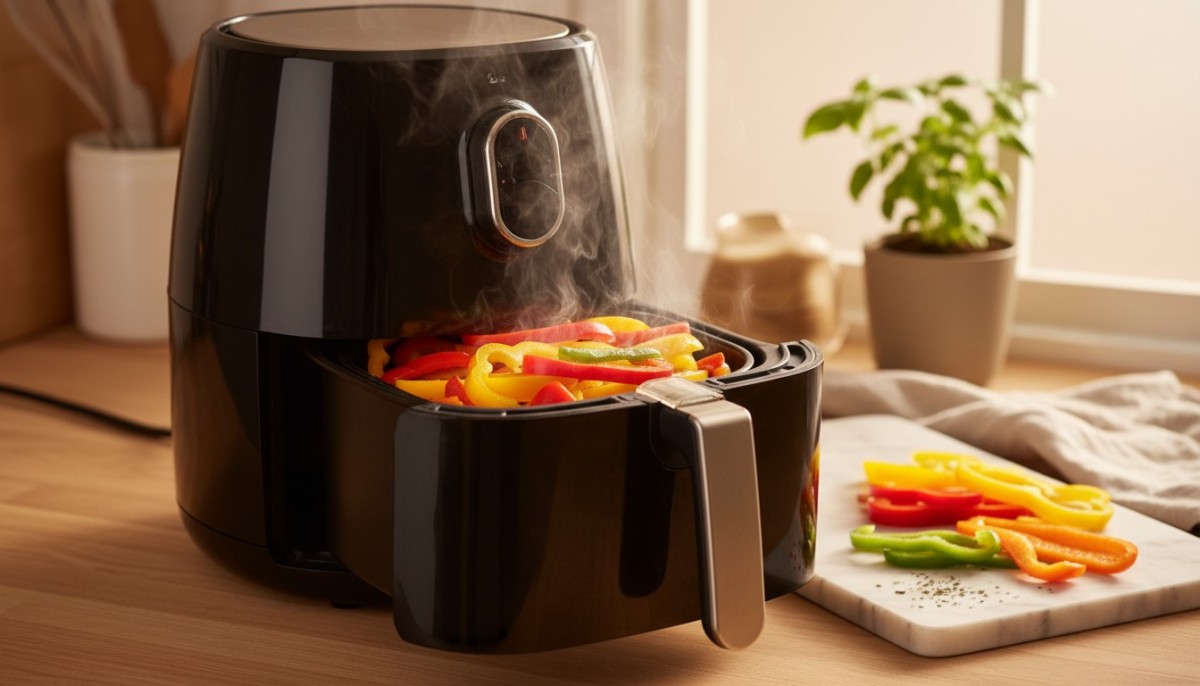 découvrez une recette facile et parfaite de poivrons grillés à la friteuse à air, idéale pour des repas savoureux et rapides à préparer.