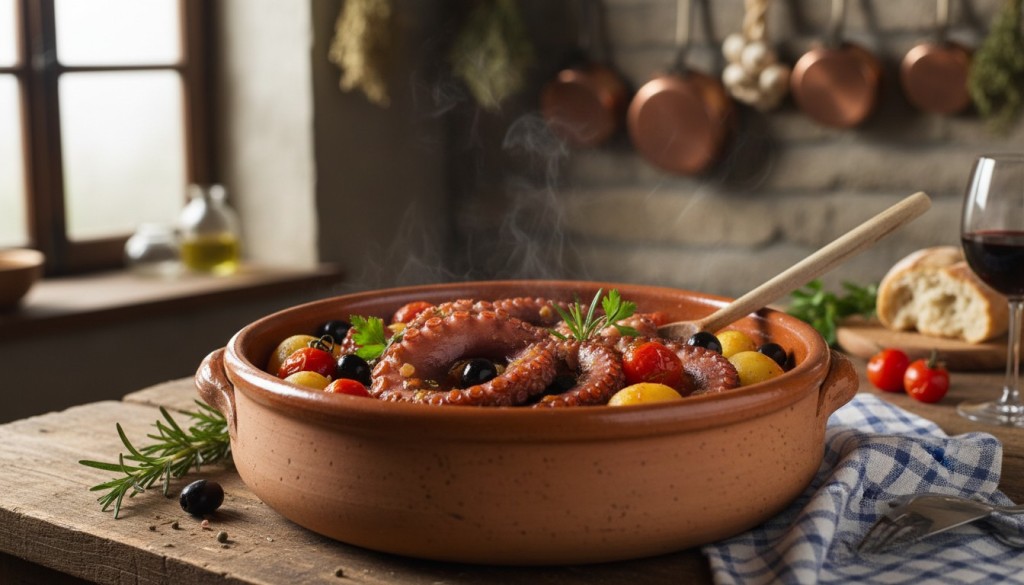 découvrez la recette italienne rapide du poulpe à la pignata, un plat savoureux et facile à préparer pour surprendre vos convives.