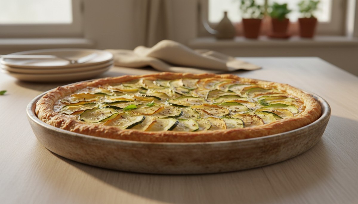 découvrez la recette de la scarpaccia de courgettes, une tarte salée italienne authentique, simple et savoureuse, parfaite pour un repas gourmand.