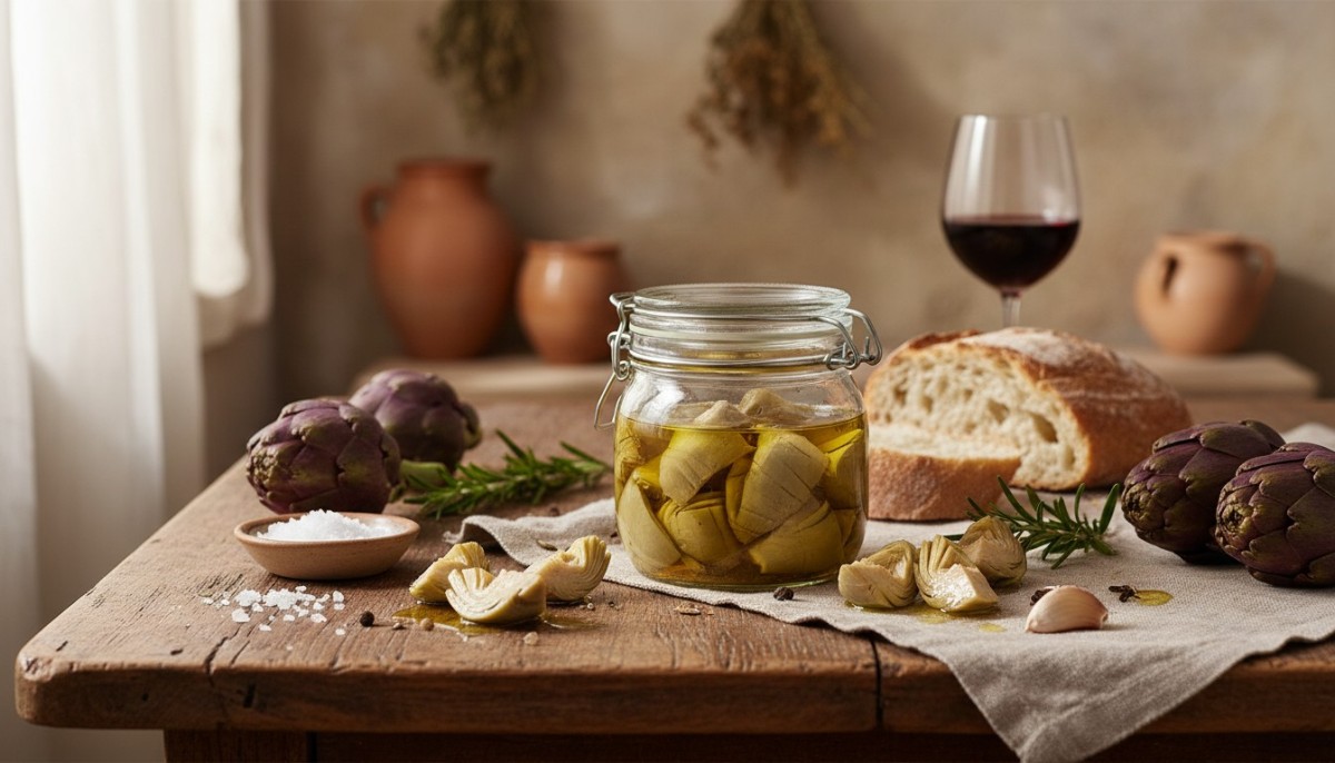 découvrez une recette italienne facile pour préparer des artichauts à l'huile, un délice savoureux et authentique à intégrer dans vos antipasti.