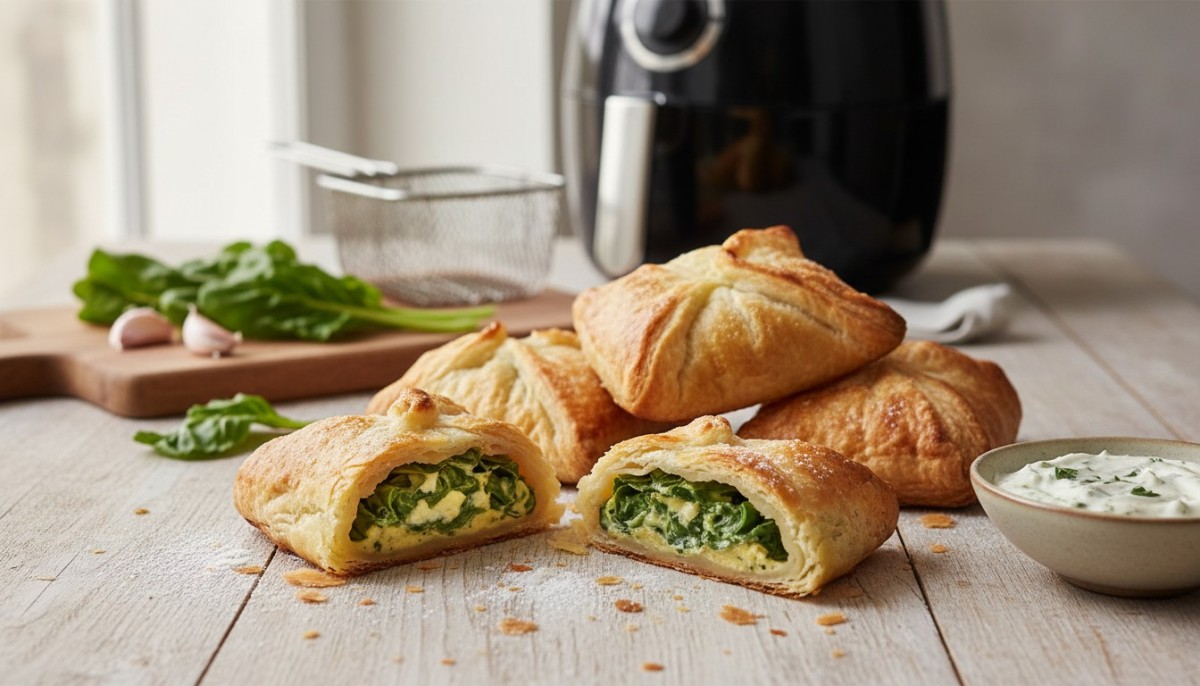 découvrez la recette express de feuilletés aux blettes cuits au airfryer, parfaite pour des repas rapides, savoureux et faciles à préparer.