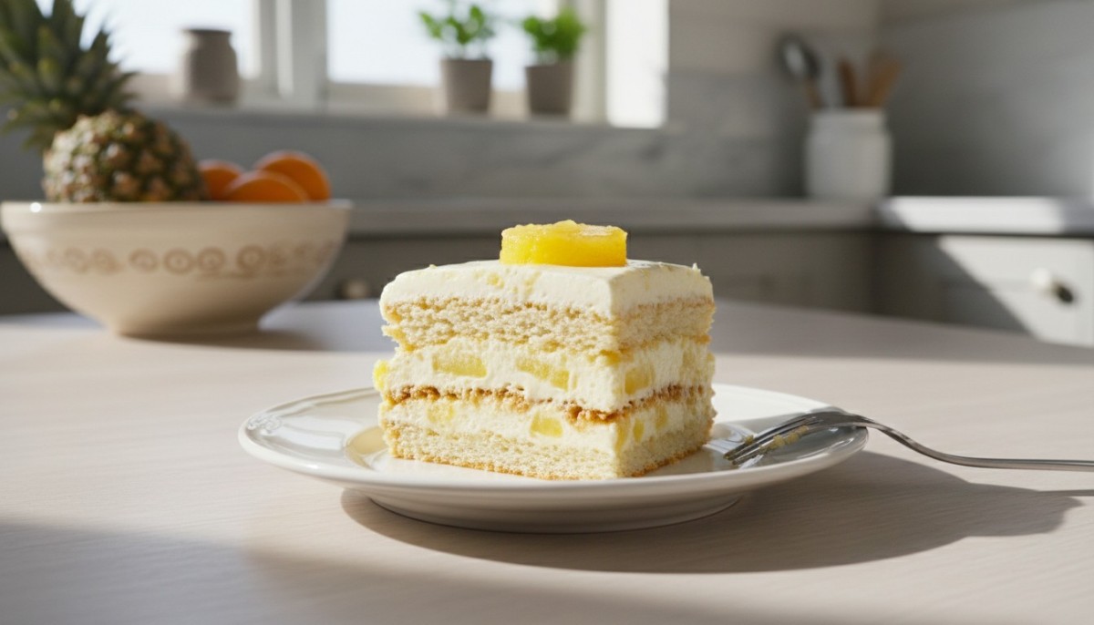 découvrez notre gâteau sans cuisson à l'ananas, une recette facile et rapide pour un dessert frais et délicieux, parfait pour toutes les occasions.