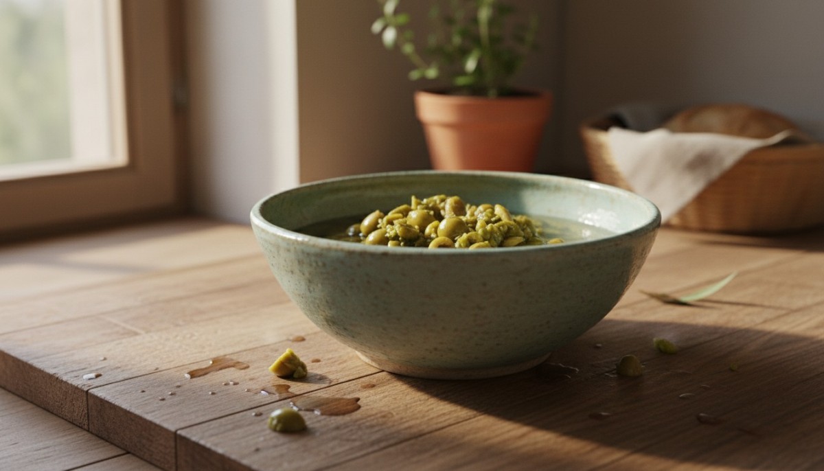 découvrez la recette traditionnelle calabraise des olives cassées au piment, un délice épicé parfait pour vos apéritifs et plats méditerranéens.