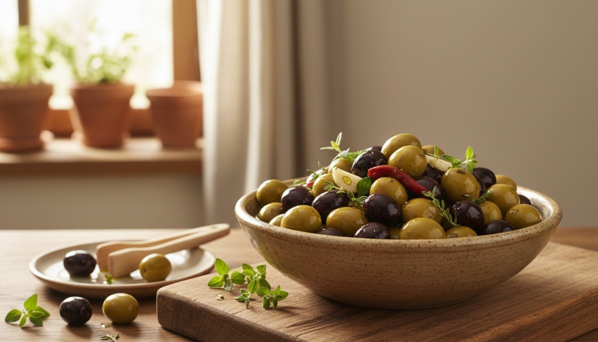 découvrez la recette classique des olives en saumure à la calabraise, simple à réaliser et pleine de saveurs méditerranéennes authentiques.