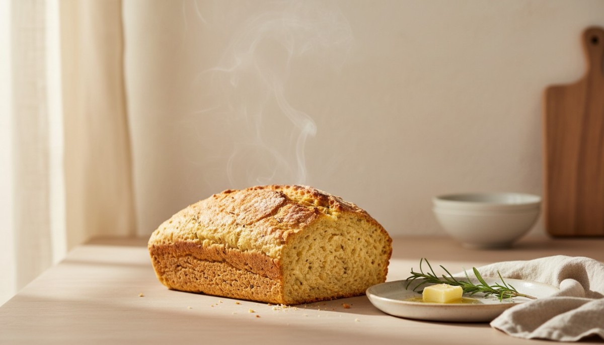 découvrez une recette rapide et facile de pain aux pois chiches sans utiliser le four. parfait pour un repas express et savoureux à préparer en quelques minutes !