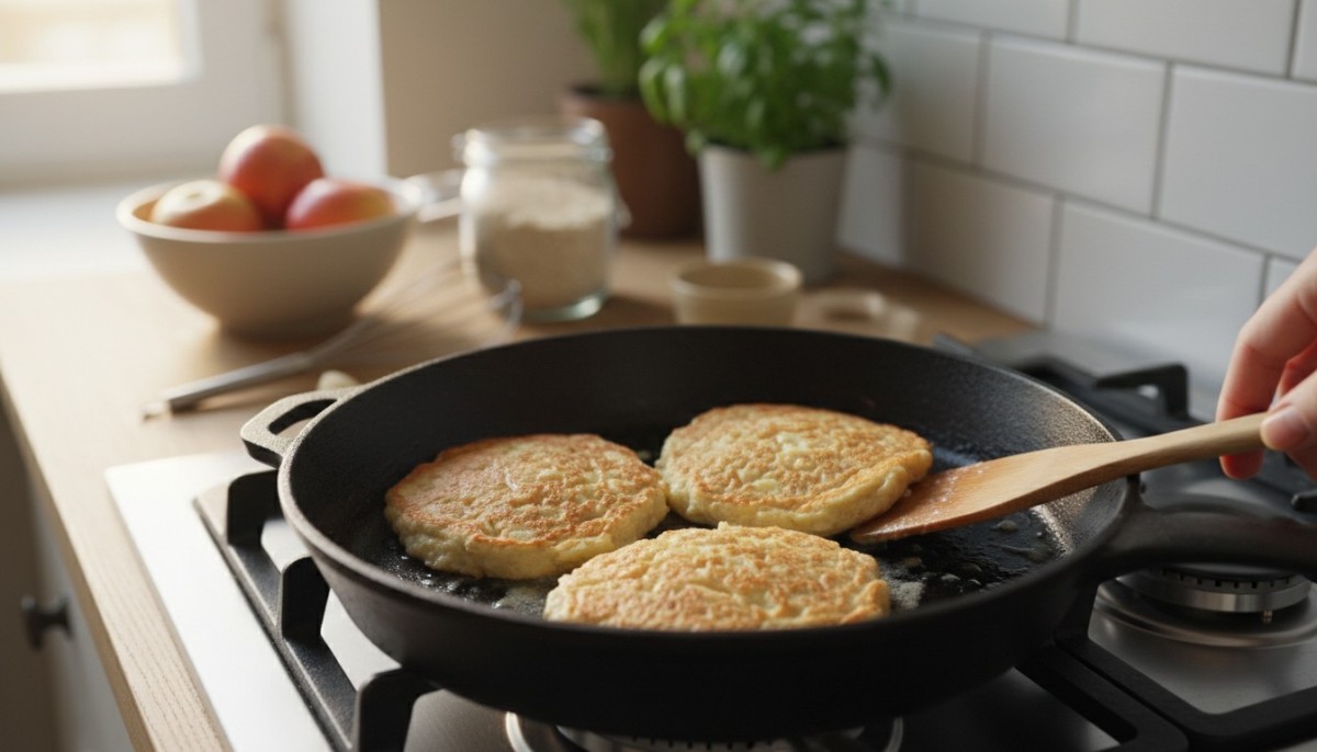 découvrez notre recette saine de pancakes à l’avoine et à la pomme, sans farine ni sucre, pour un petit-déjeuner gourmand et naturel.