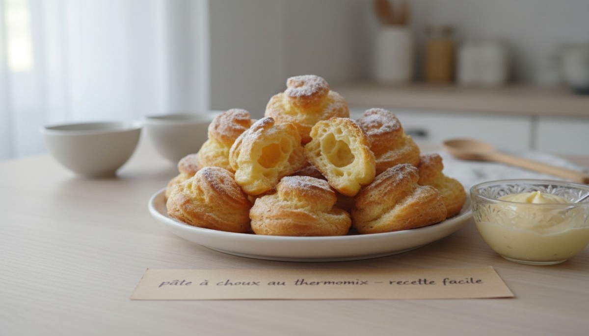 découvrez une recette facile de pâte à choux au thermomix pour réussir toutes vos pâtisseries maison en un rien de temps.