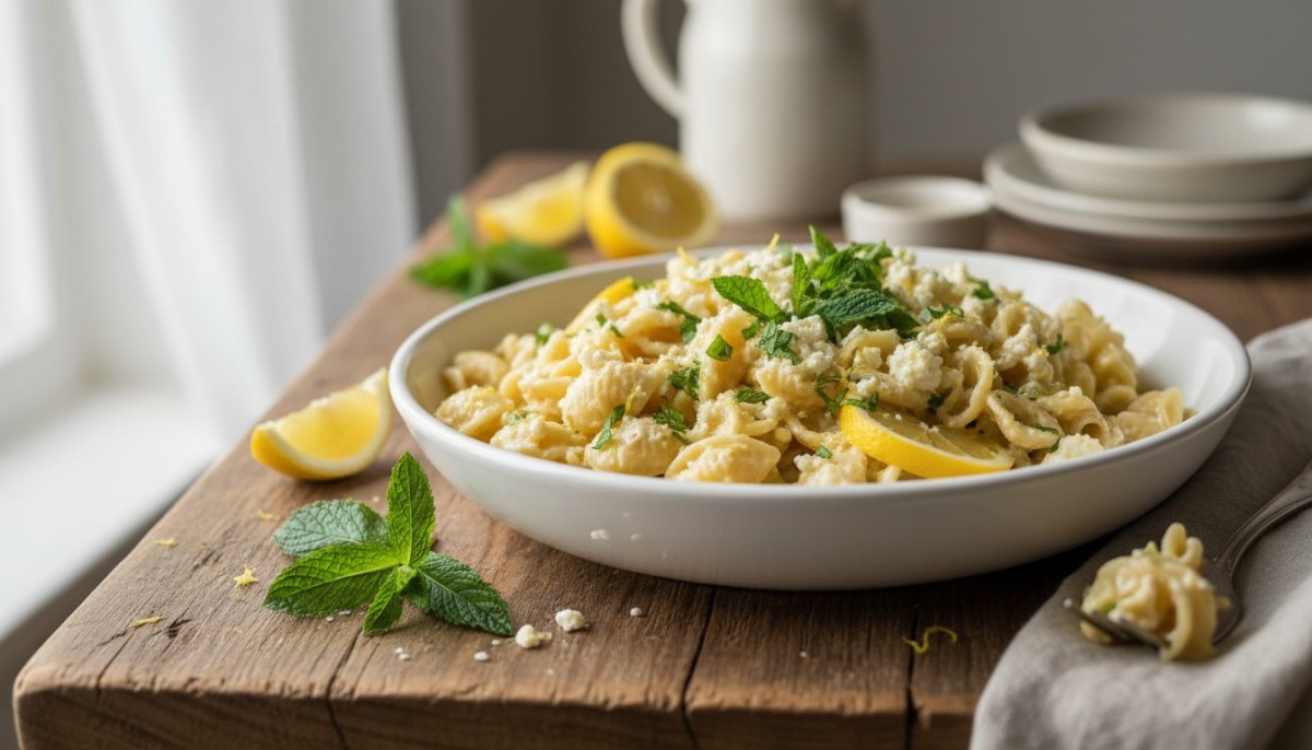 découvrez notre recette facile de pâtes au citron et feta, un plat savoureux et rapide à préparer pour un repas frais et gourmand.