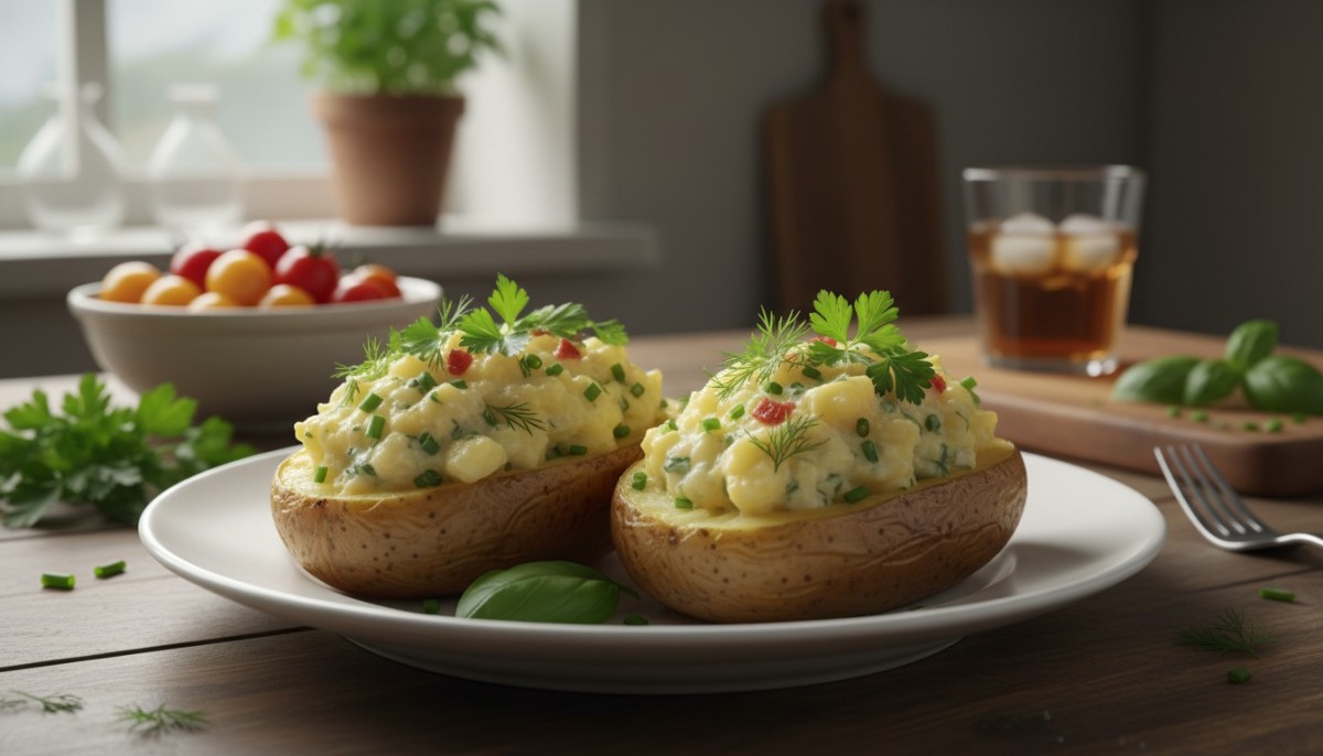 découvrez notre recette facile et rapide de pommes de terre farcies, un plat froid savoureux idéal pour vos repas d'été ou vos pique-niques.