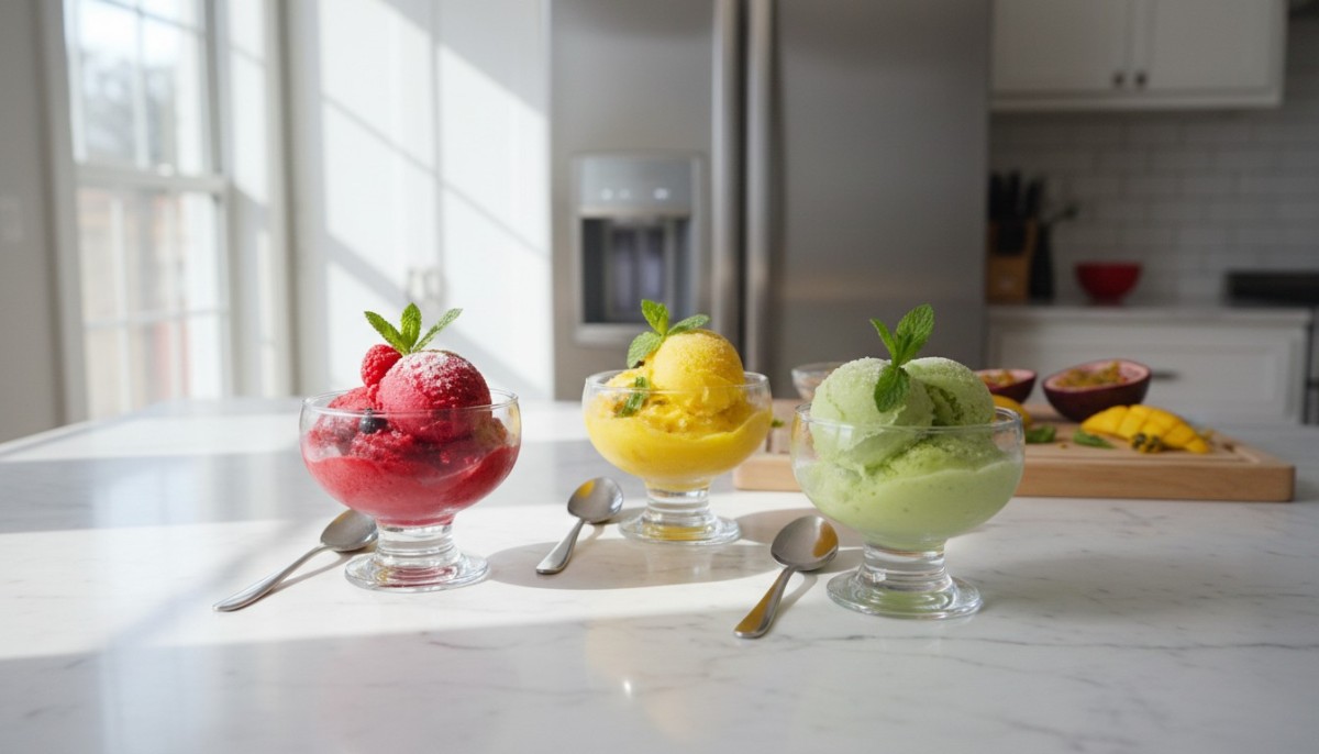 découvrez notre recette simple et rapide de glace maison aux fruits avec seulement 2 ingrédients, sans crème ni sorbetière. gourmandise naturelle garantie !