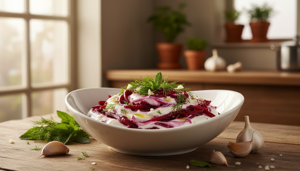 découvrez la salade turque de betteraves, une recette simple et fraîche, riche en saveurs authentiques pour une touche colorée et saine dans votre repas.