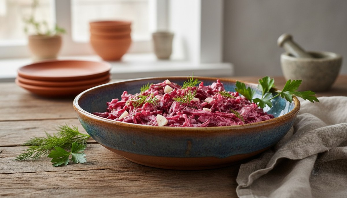 découvrez notre recette facile de salade turque de betteraves, fraîche et savoureuse, parfaite pour un repas léger et plein de couleurs.